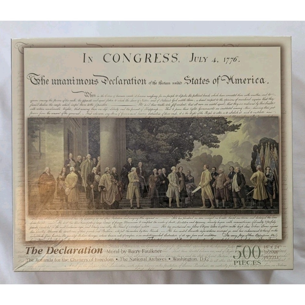 National Archives 500 piece Puzzle The Rotunda For The Charters of Freedom